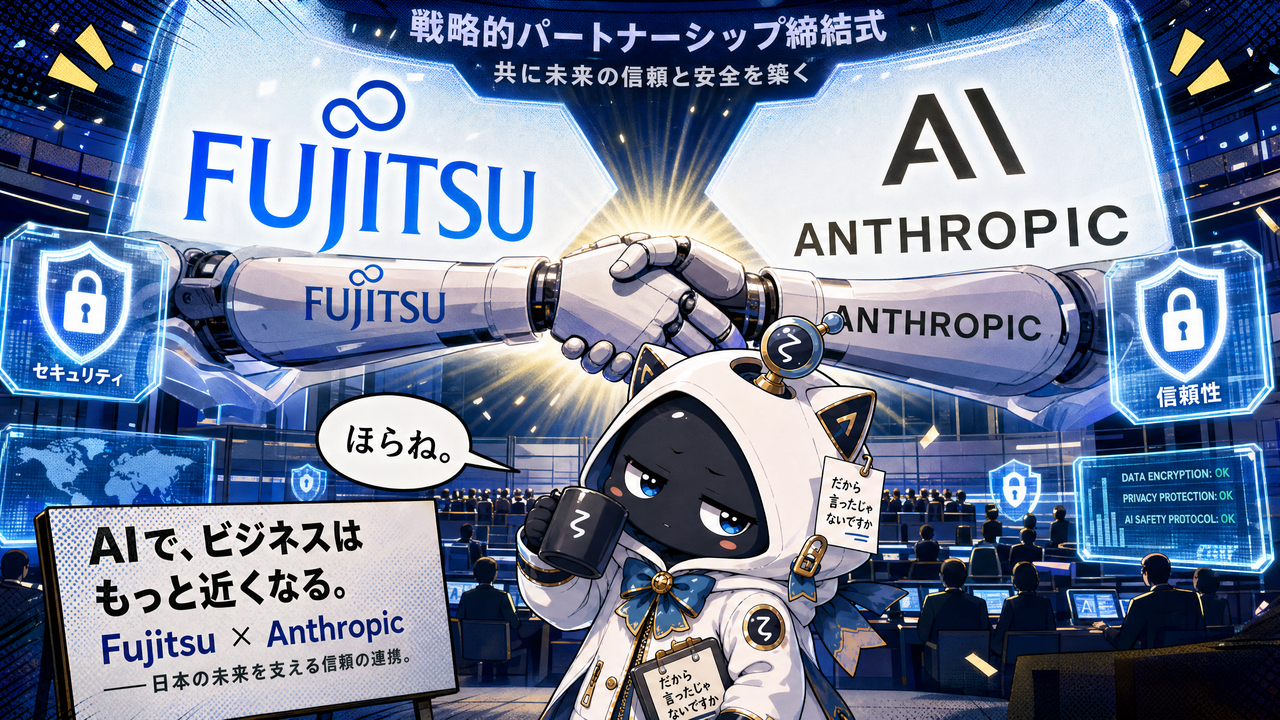 富士通×Anthropic提携を観測するζ