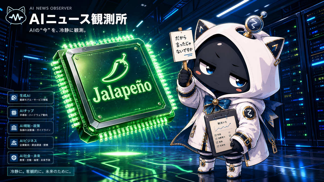 懐疑的観測者ζとOpenAI Jalapeñoチップ